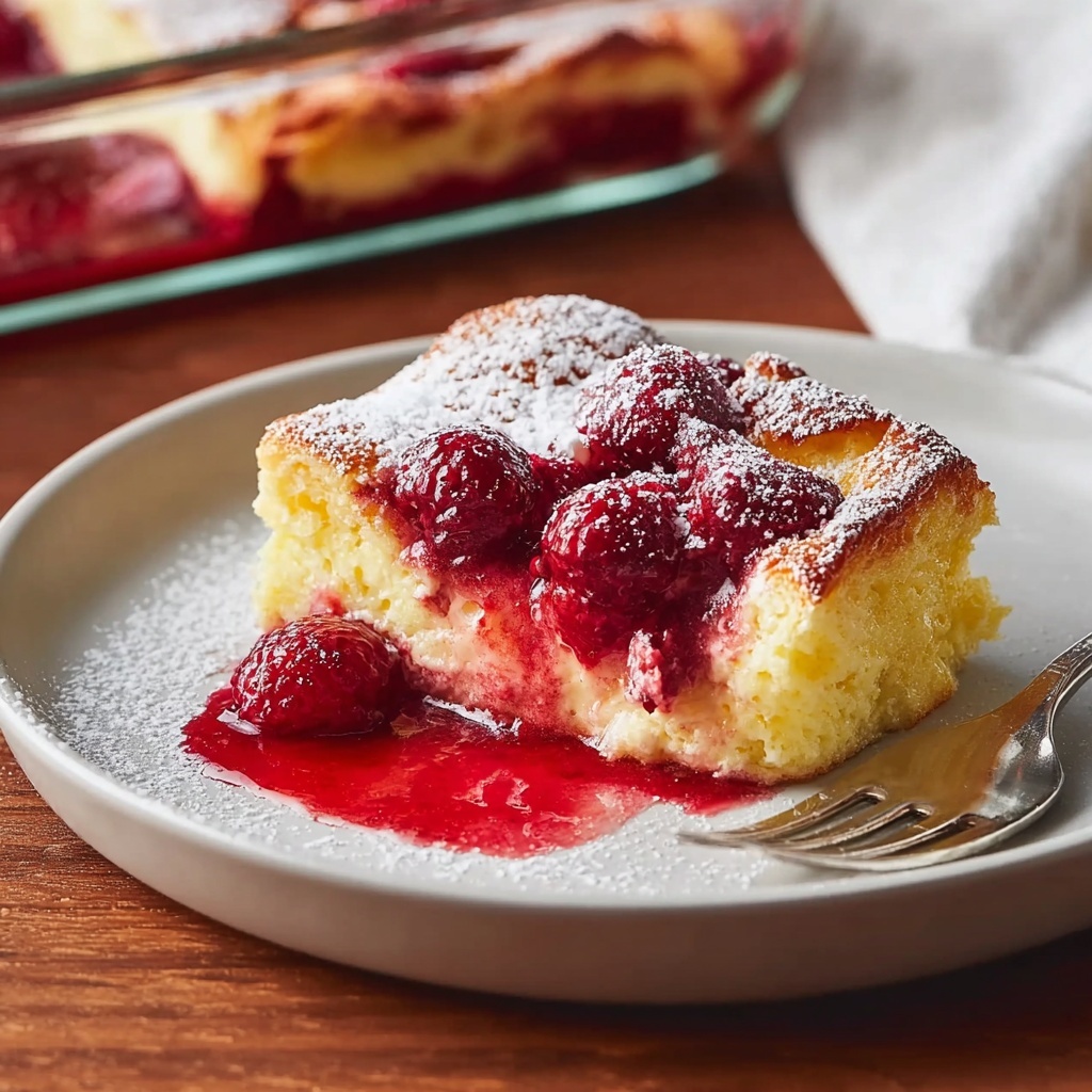 Raspberry Cheesecake French Toast Casserole Recipe - Recipe Image