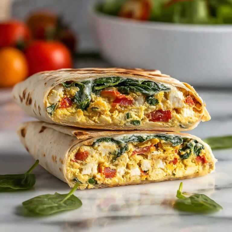 Meal Prep Breakfast Spinach Feta Wraps (Starbucks Copycat) Recipe