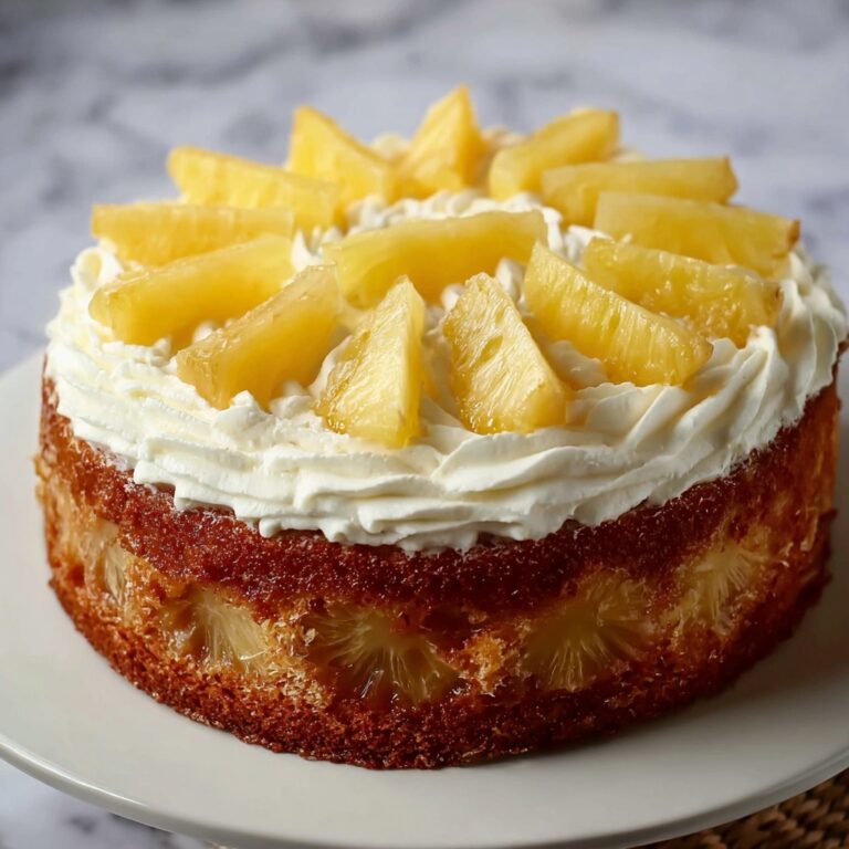 Pineapple Condensed Milk Cake Recipe