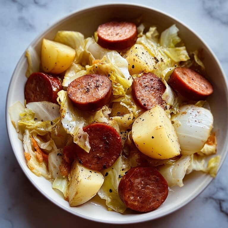 Slow Cooker Cabbage and Sausage Recipe
