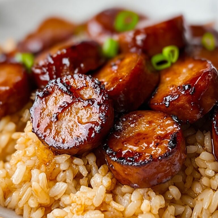 One-Pan Sweet & Tangy BBQ Sausage Rice Recipe