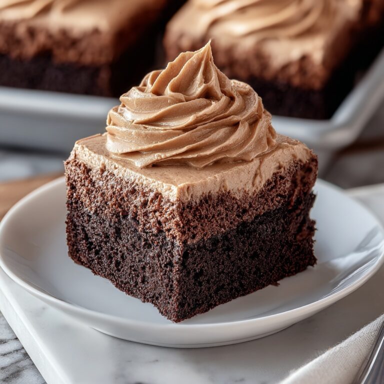 Frosted Coffee Brownies Recipe