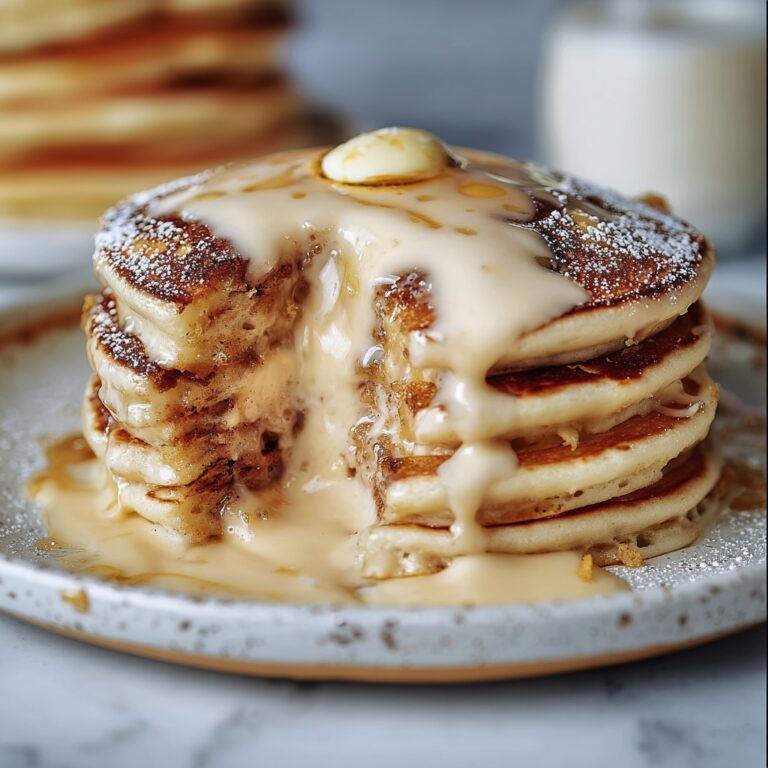 Cinnamon Roll Stuffed Pancakes Recipe