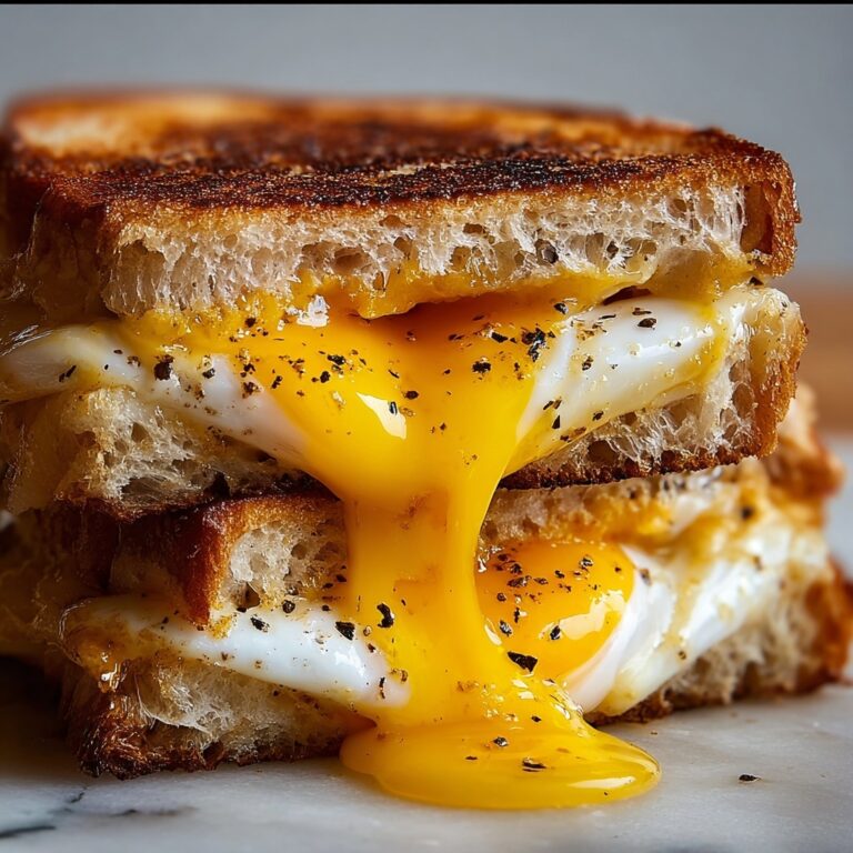 Breakfast Grilled Cheese with Eggs Recipe