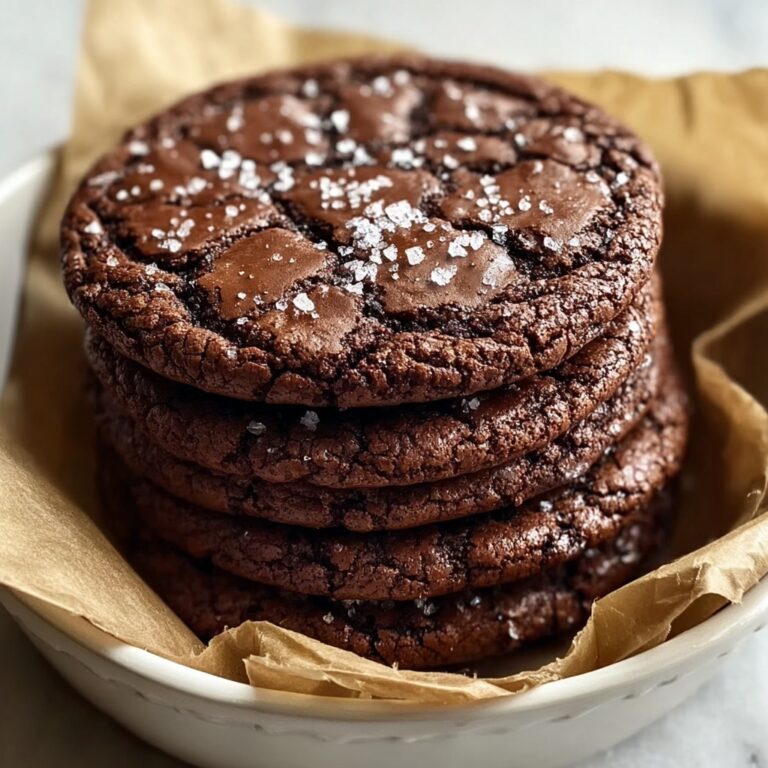 Easy Salted Brownie Cookies Recipe