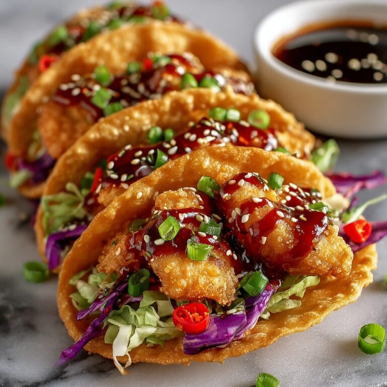Crispy Chicken Wonton Tacos Recipe