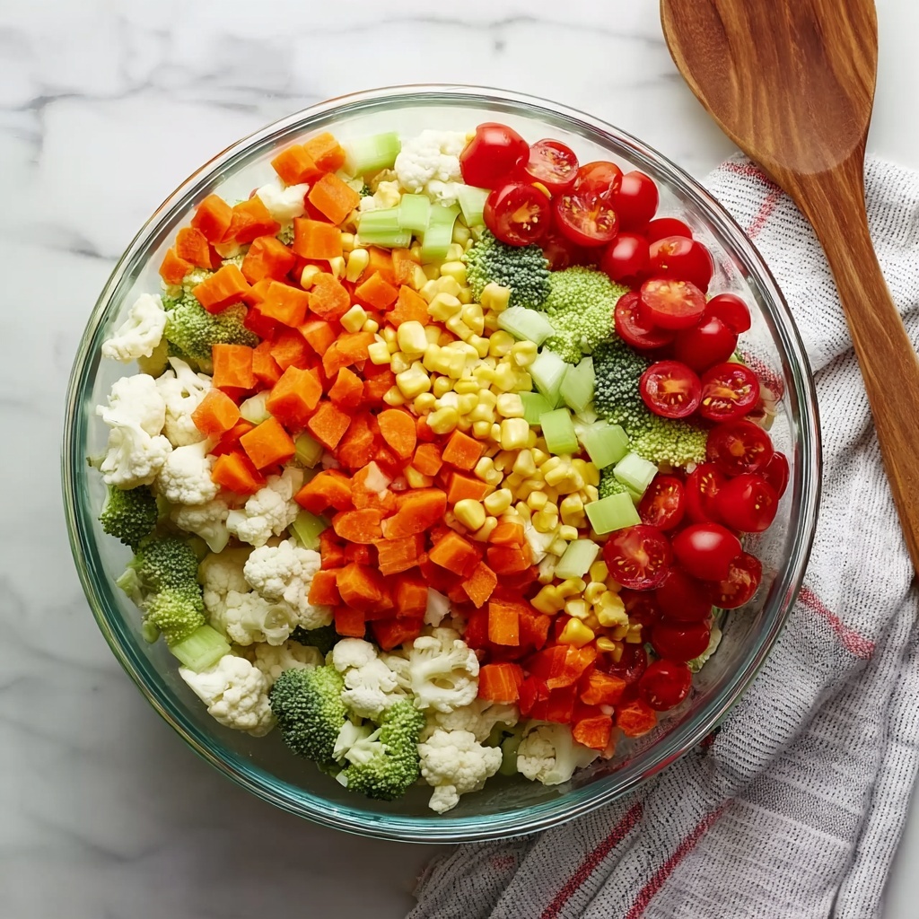 The Best Marinated Vegetable Salad Recipe - Recipe Image