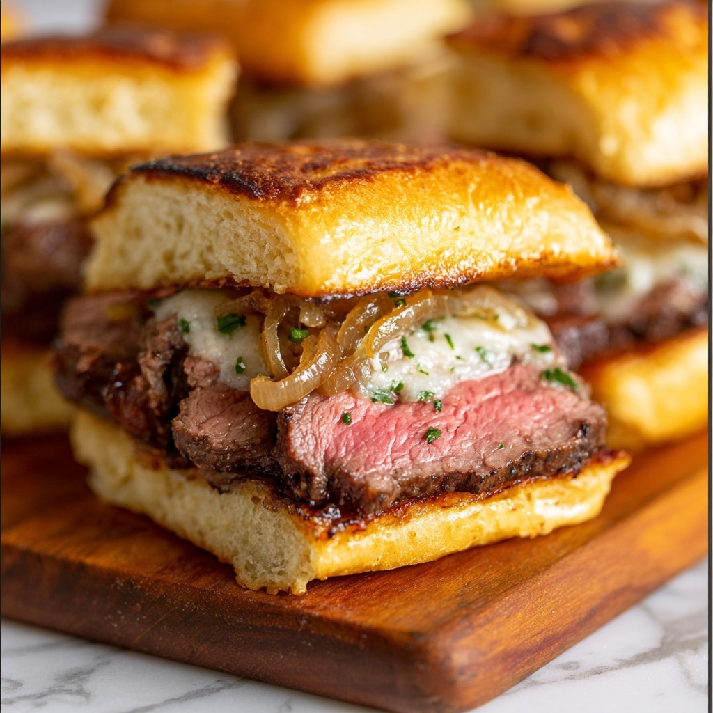 Cowboy Butter Steak Sliders Recipe - Recipe Image