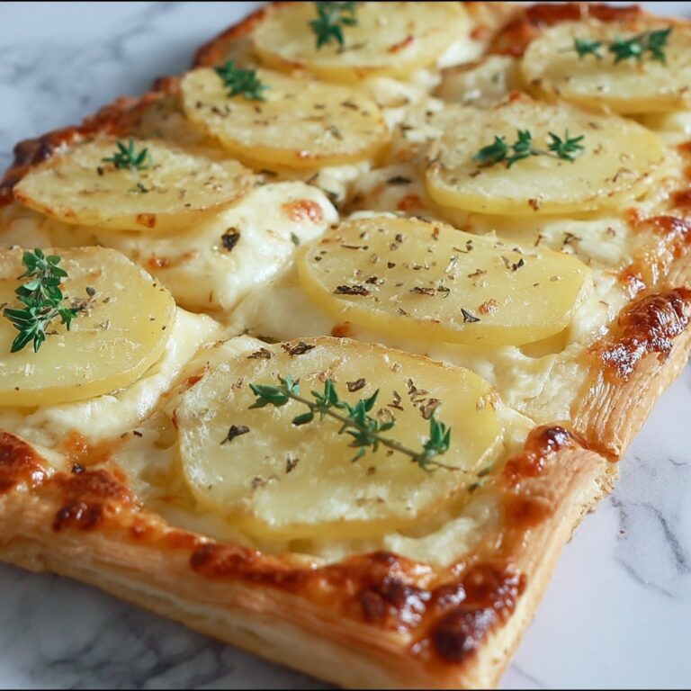 Puff Pastry Potato Tart Recipe