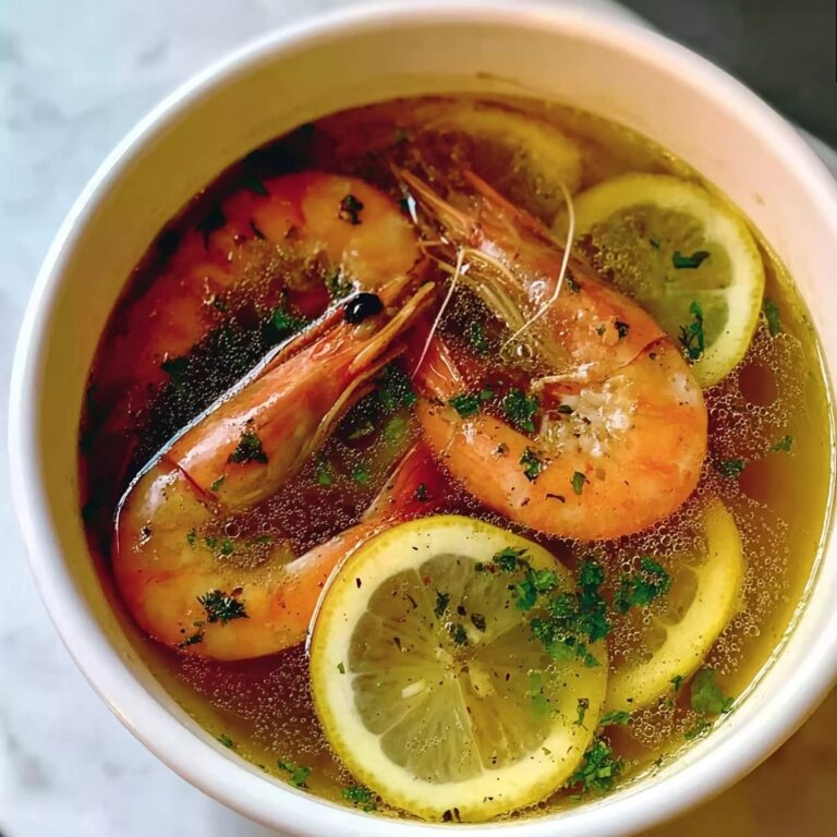 Prosecco Butter Poached Shrimp Recipe