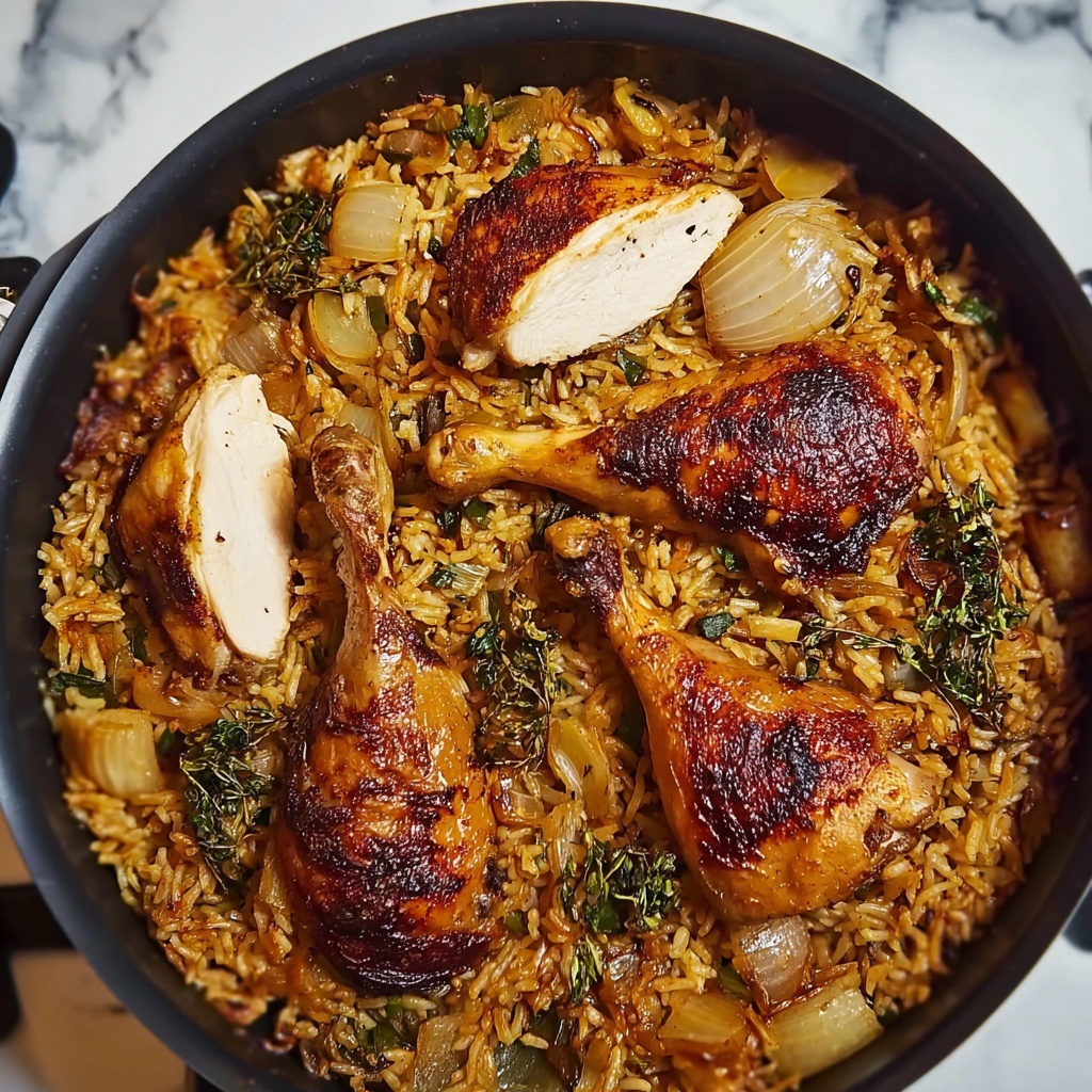 One Pot Sticky Coconut Rice & Chicken Recipe - Recipe Image