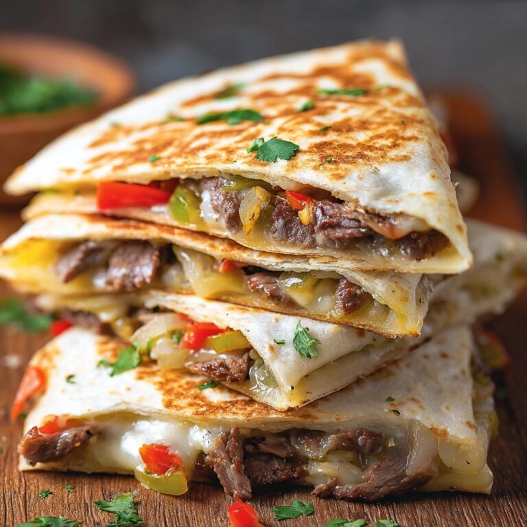 Philly Cheesesteak Quesadilla Recipe