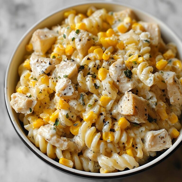 Creamy Chicken and Corn Pasta Recipe