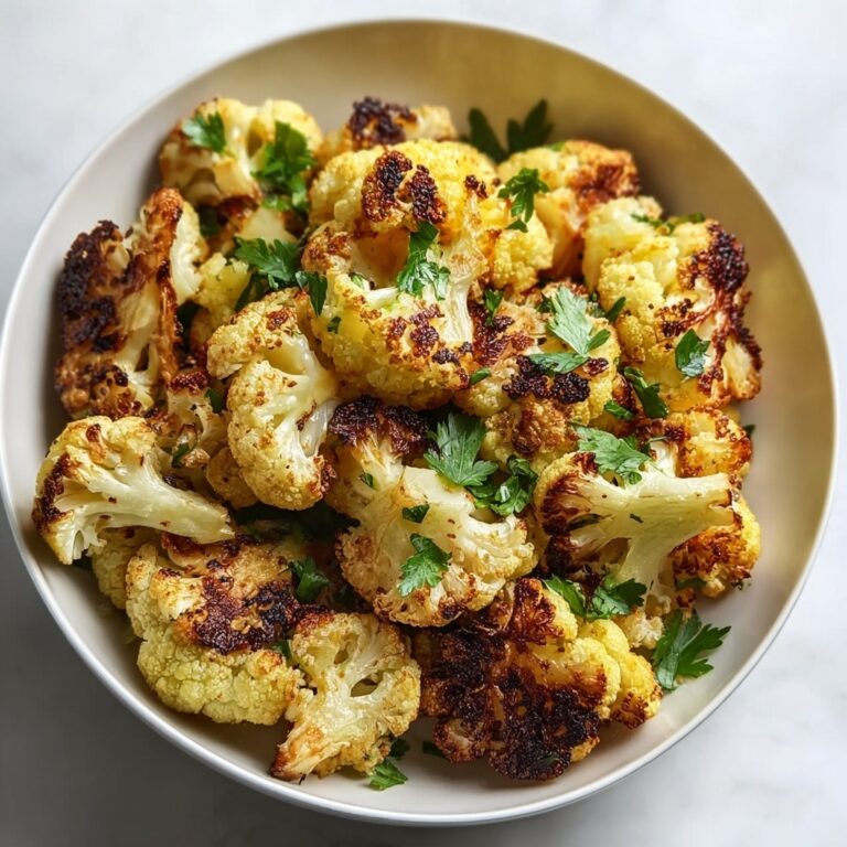 Crispy Parmesan Roasted Cauliflower Recipe