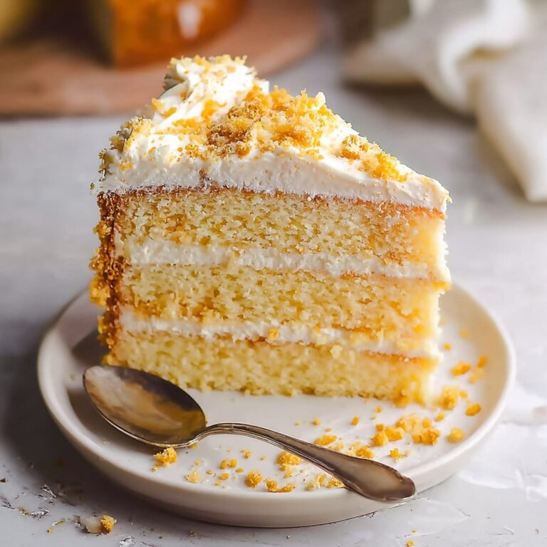 Layered Cornbread Cake with Whipped Honey Butter Frosting Recipe