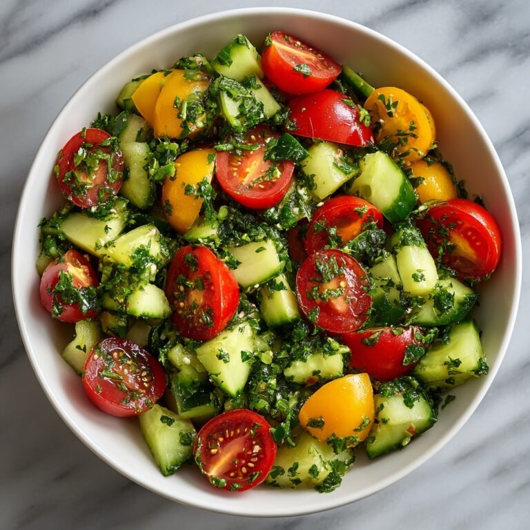 Cucumbers Tomatoes Avocado Salad Recipe
