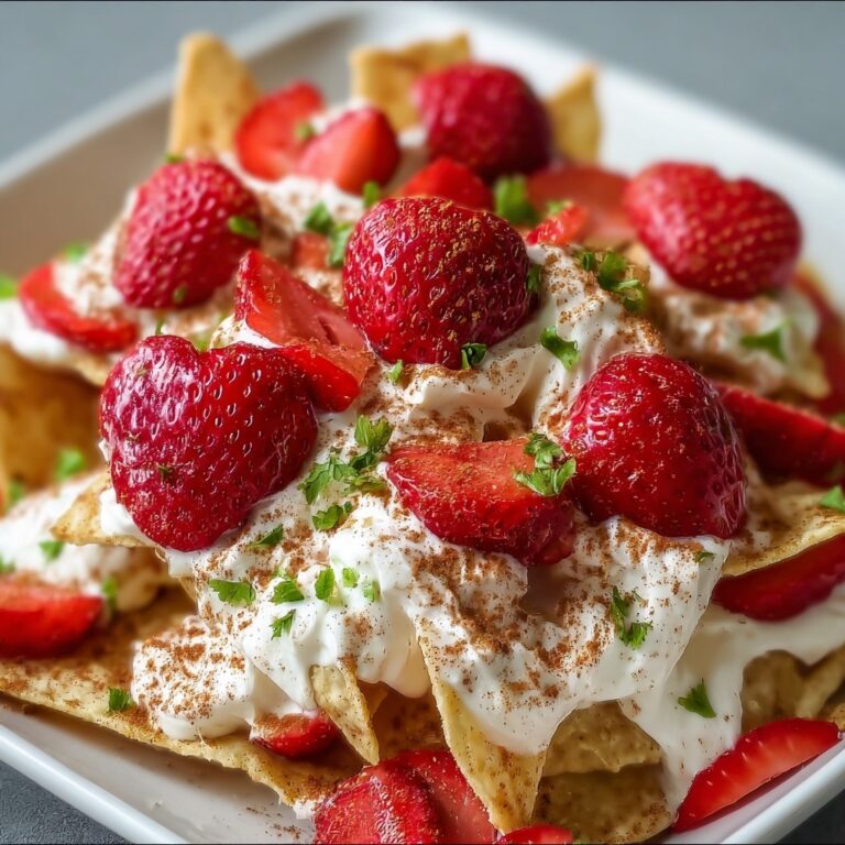 Strawberry Cheesecake Nachos Recipe