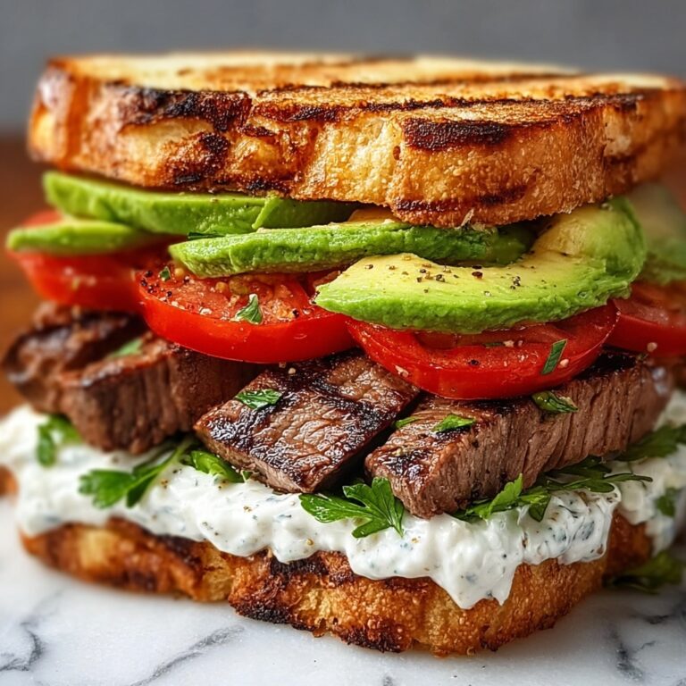 Grilled Steak & Avocado Sandwich Recipe