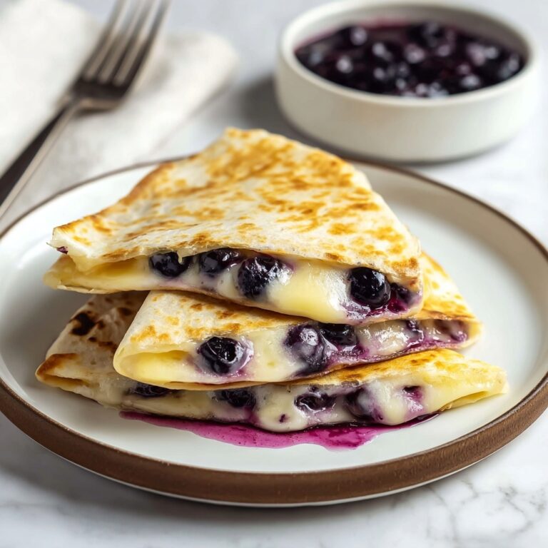 Blueberry Breakfast Quesadilla Recipe