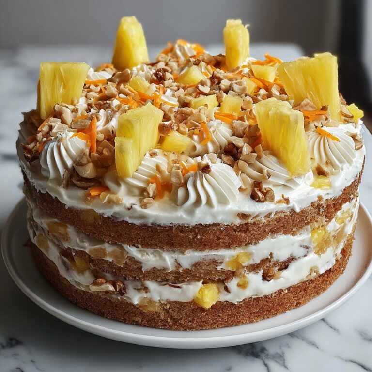 Hawaiian Pineapple Carrot Cream Cake Recipe