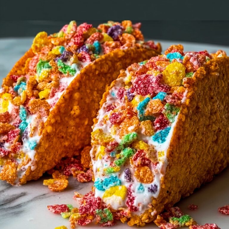 Fruity Pebbles Cheesecake Tacos Recipe