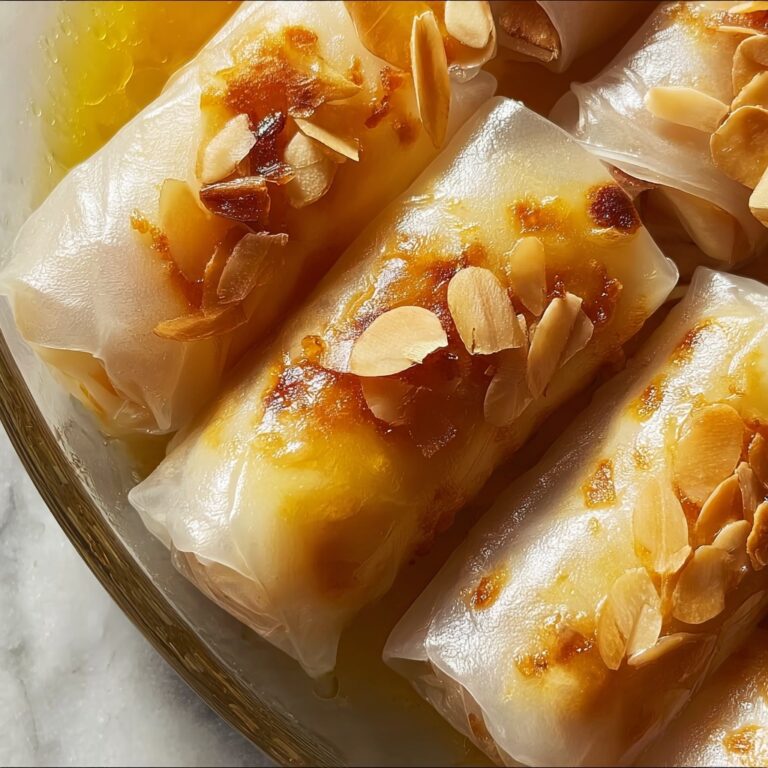Baked Apple Pie Rice Paper Rolls Recipe