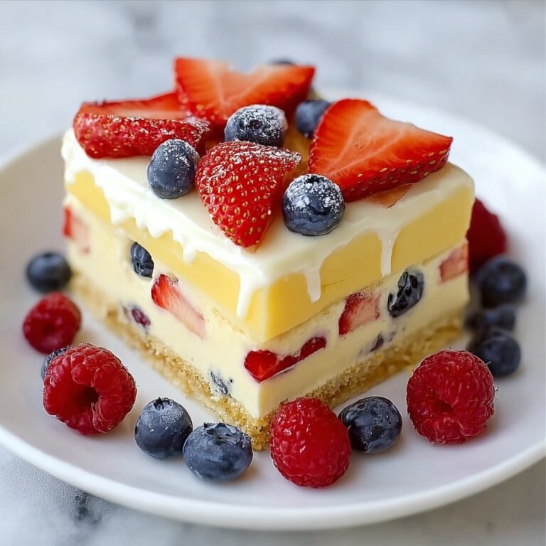 Summer Berry Bliss Icebox Delight Recipe