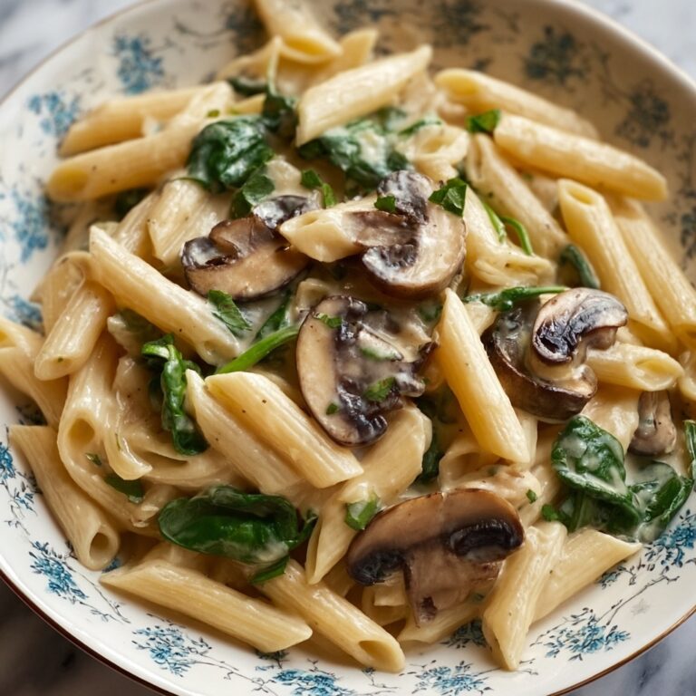 Garlic Mushroom Pasta Recipe