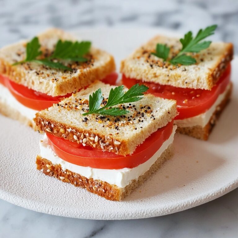 Tomato and Cream Cheese Sandwiches Recipe