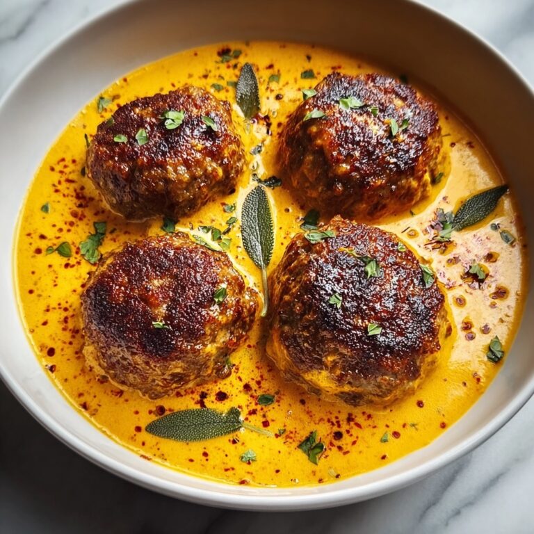 Turkey Meatballs in Pumpkin Sage Sauce Recipe