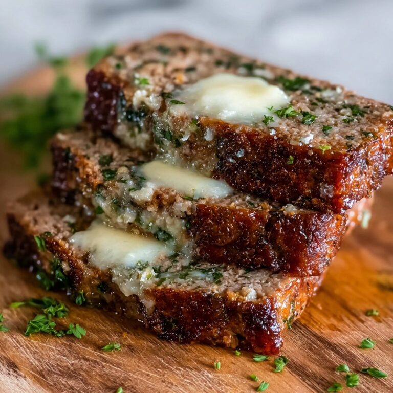 Garlic Parmesan Chicken Meatloaf Recipe