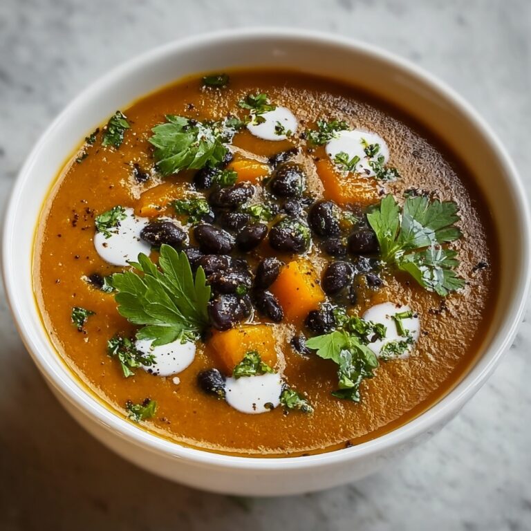 Black Bean Pumpkin and Butternut Squash Soup with Cream Cheese Recipe