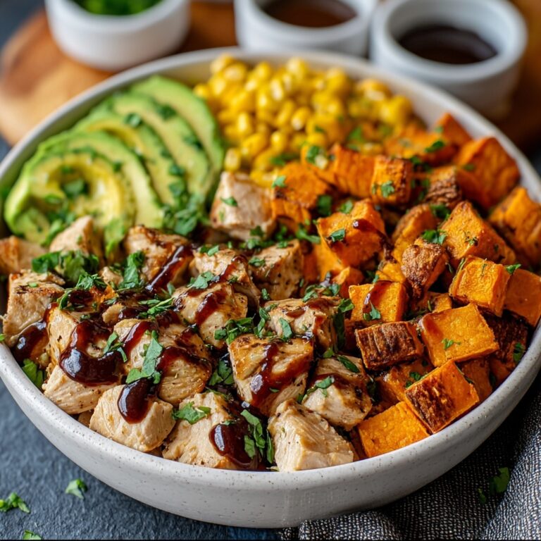 BBQ Chicken Sweet Potato Bowl Recipe