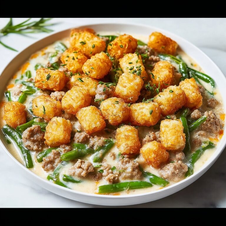 Green Bean Casserole with Tater Tots Recipe