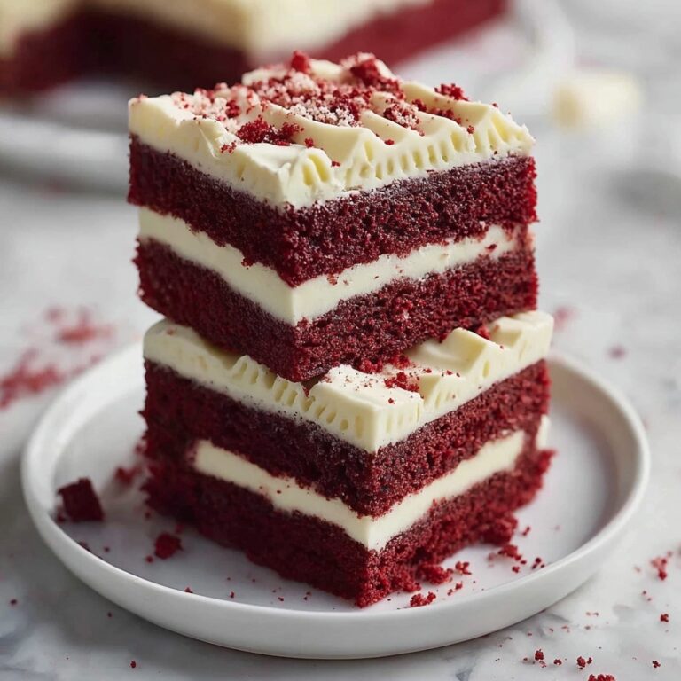 Red Velvet Brownies with Cream Cheese Frosting Recipe