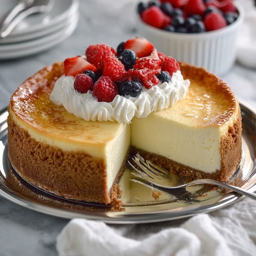Classic Creamy Cheesecake Recipe - Recipe Image