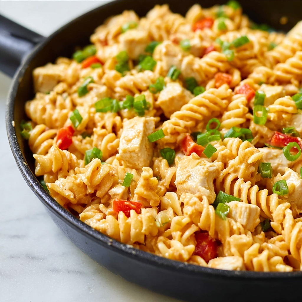 Creamy Chicken Fajita Pasta Recipe - Recipe Image