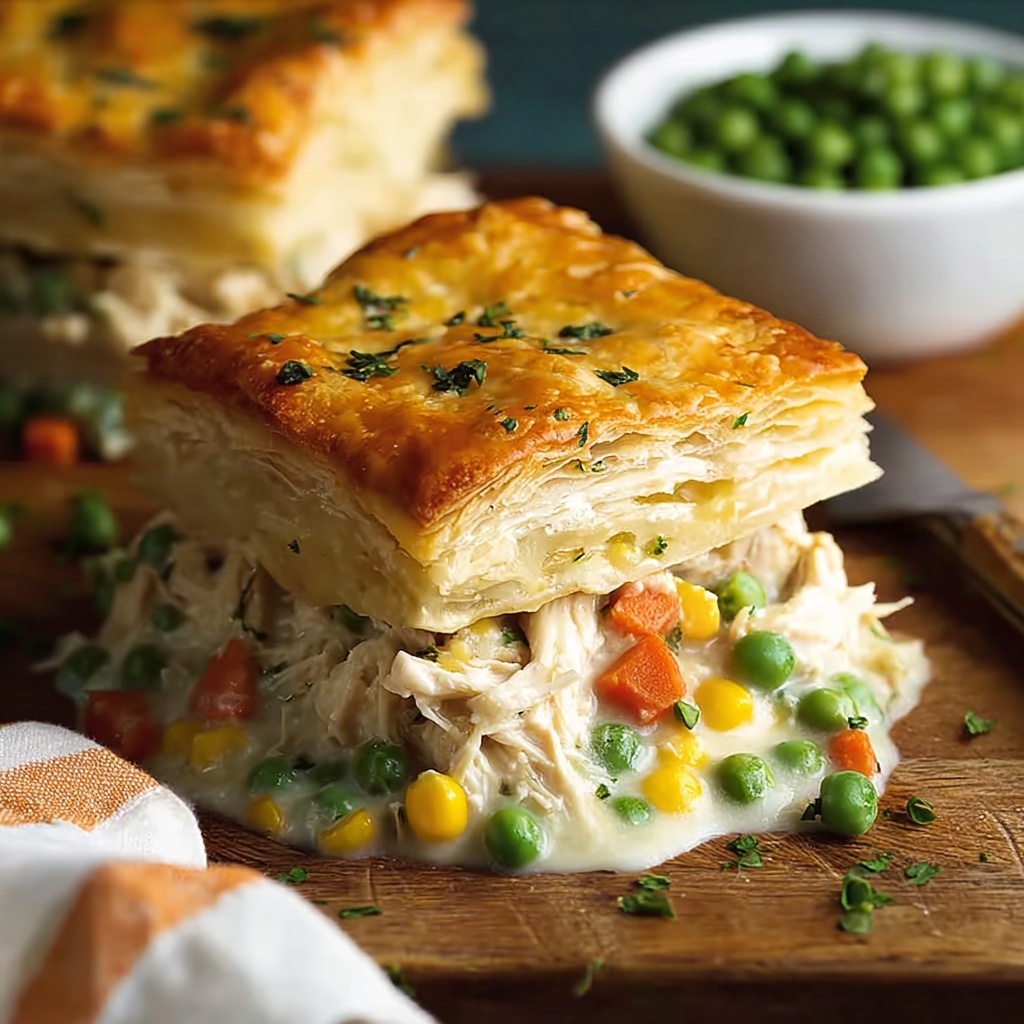 Chicken Pot Pie with Biscuits Recipe - Recipe Image