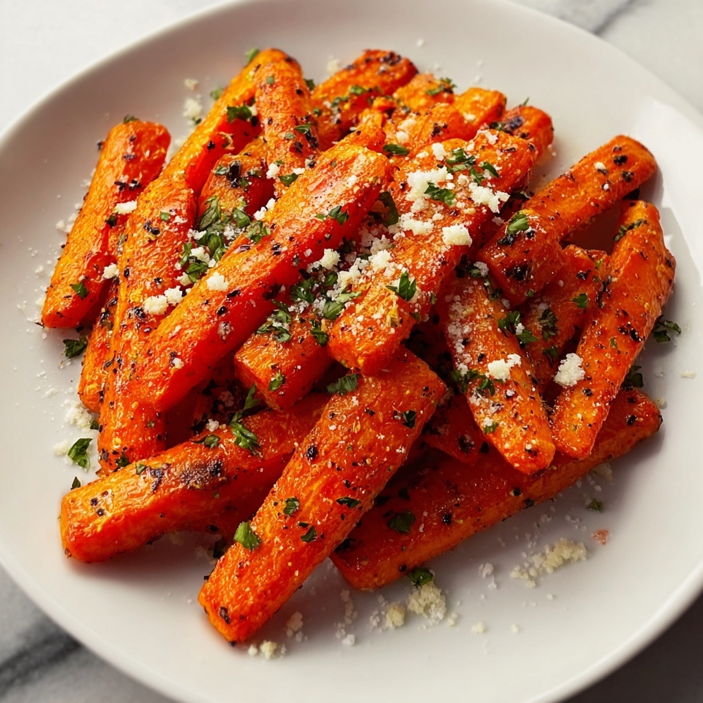 Parmesan Garlic Roasted Carrots Recipe - Recipe Image