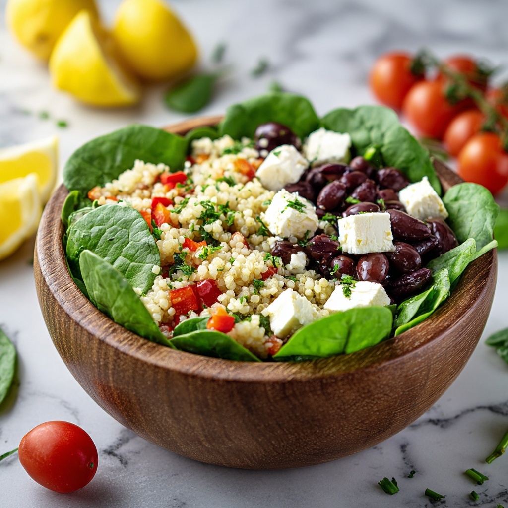 Mediterranean Quinoa Salad with Feta Recipe - Recipe Image