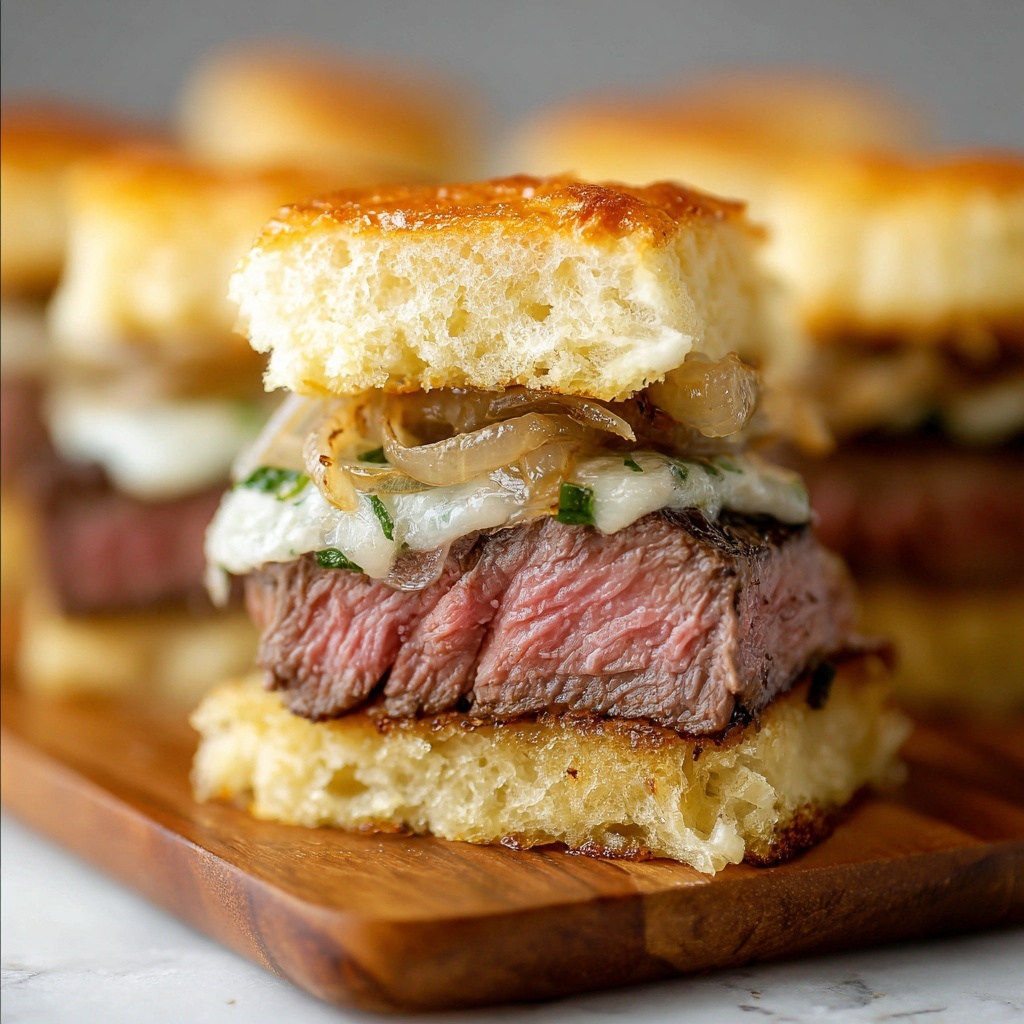 Cowboy Butter Steak Sliders Recipe - Recipe Image