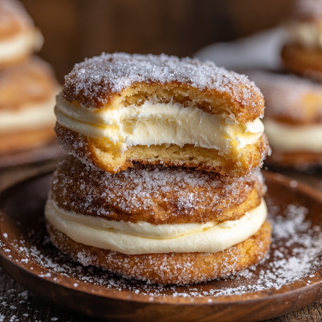 Cheesecake Stuffed Churro Cookies Recipe - Recipe Image