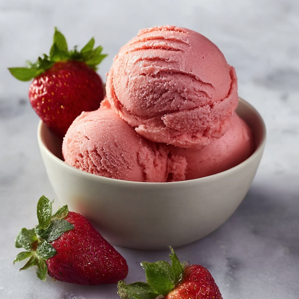 Mango Strawberry Sorbet Recipe - Recipe Image