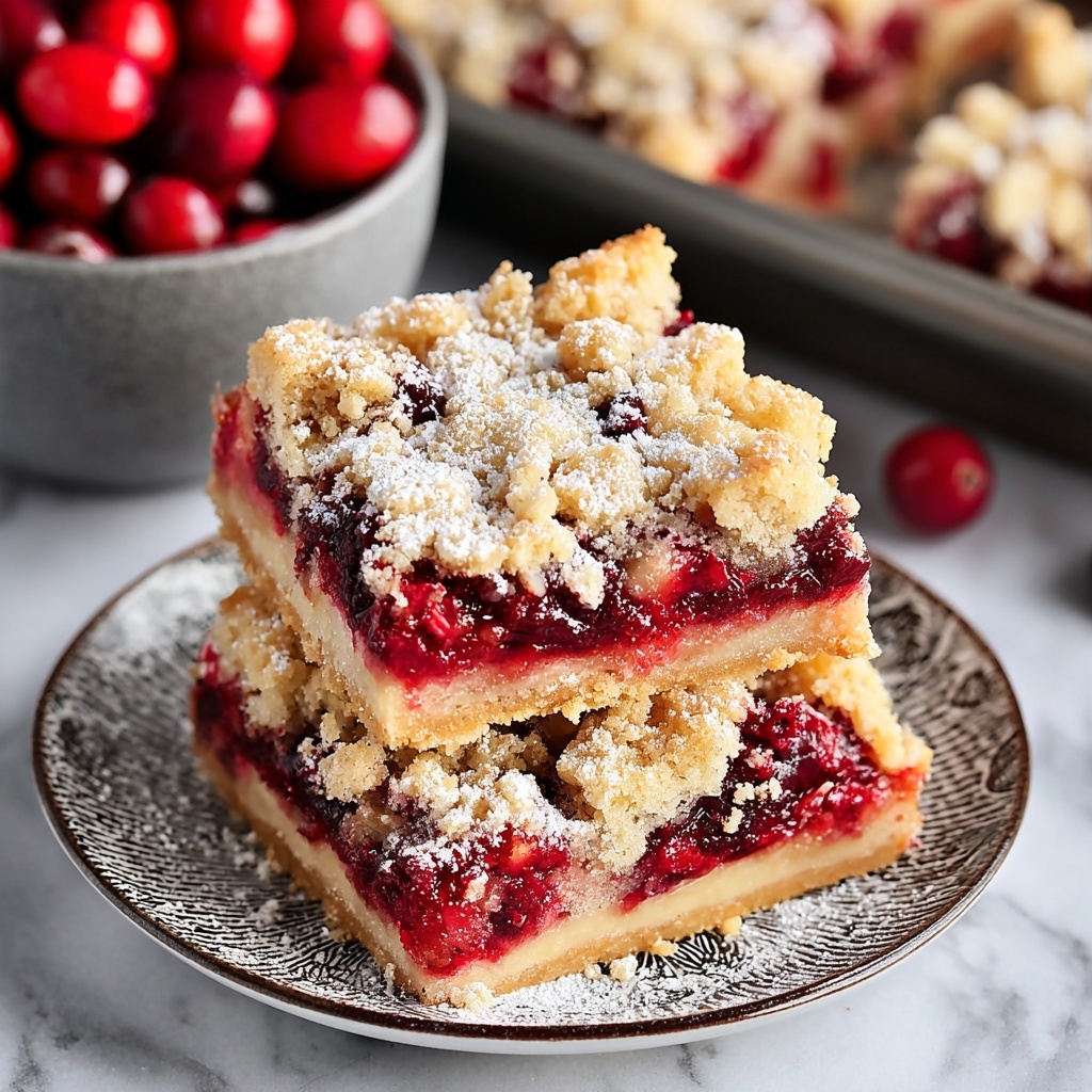 Cranberry Bars Recipe - Recipe Image