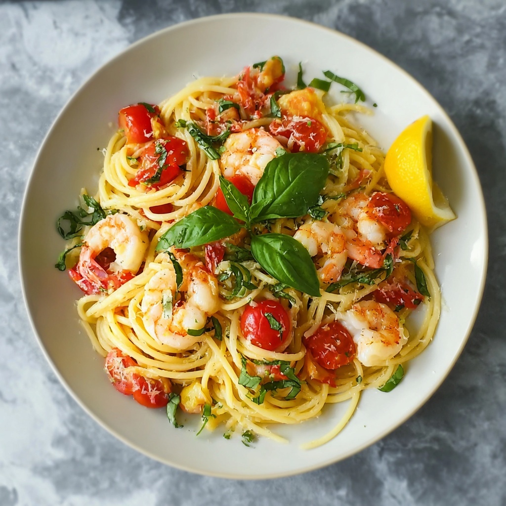 Brown Butter Lobster and Burst Cherry Tomato Pasta Recipe - Recipe Image