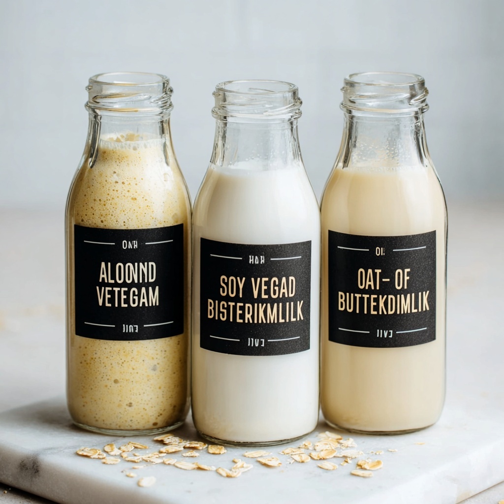 How to Make Vegan Buttermilk Recipe - Recipe Image